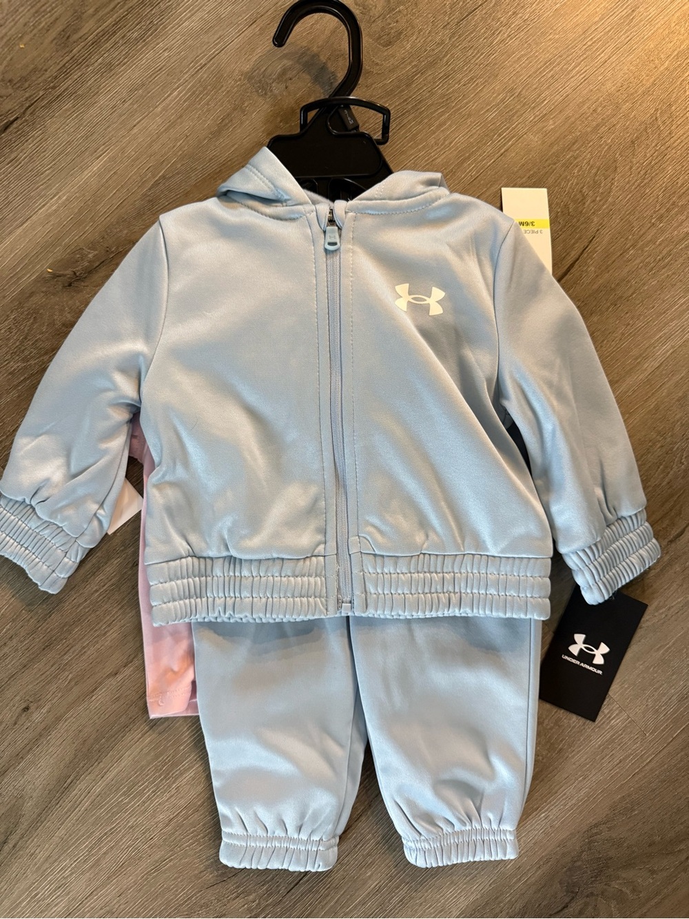 Under Armour Light Blue Kids Hoodie & Joggers Set